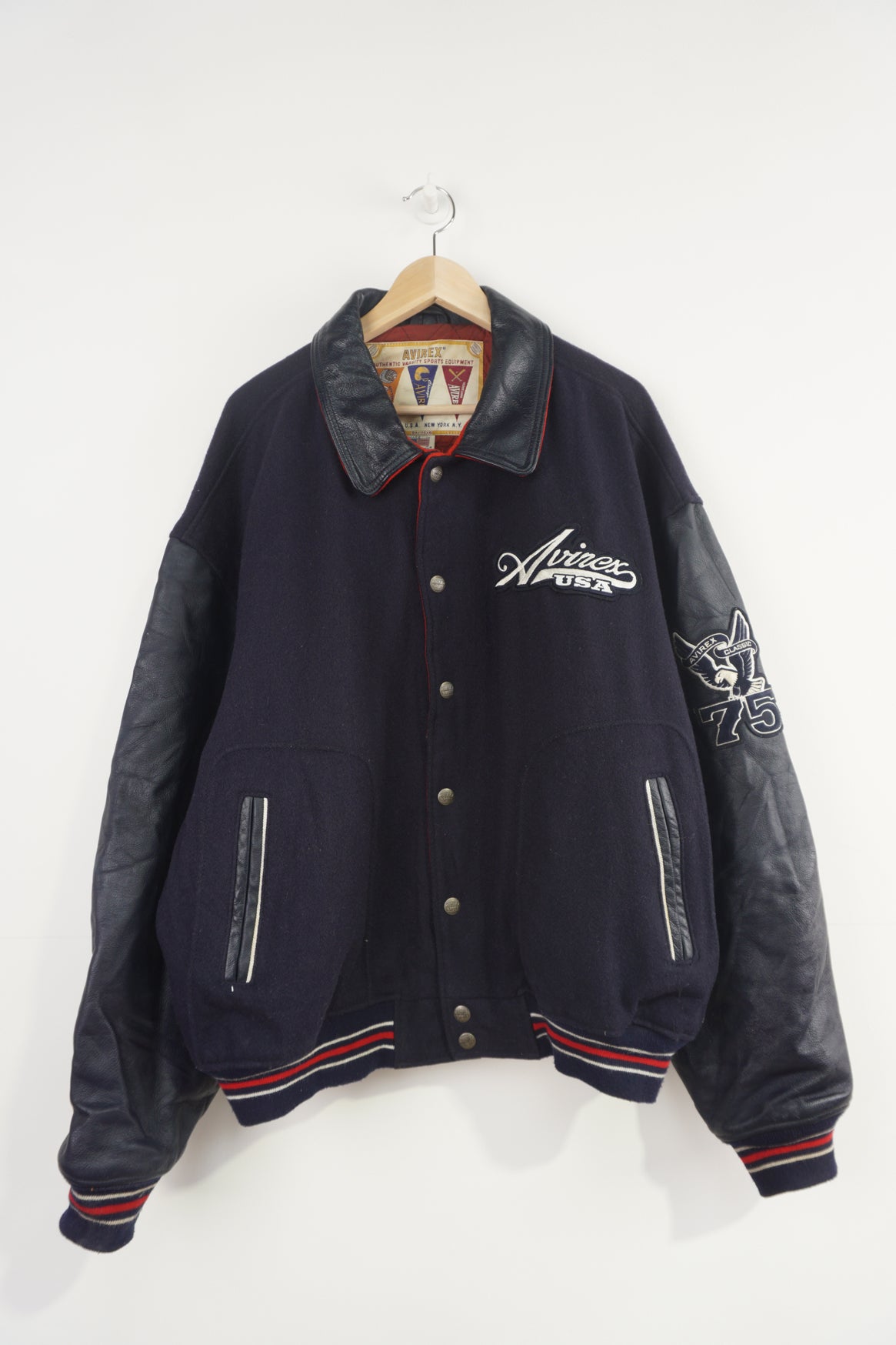 Avirex USA Varsity Jacket (XXXL) – VintageFolk