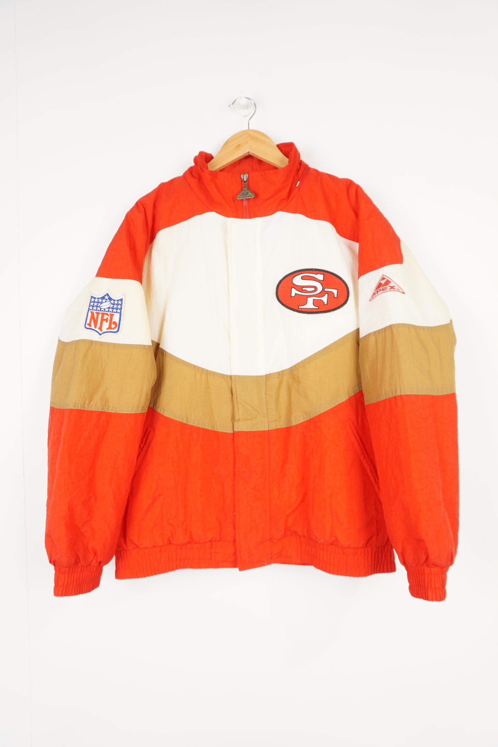 90's Apex One Pro Line NFL San Francisco 49ers Jacket - Size XL