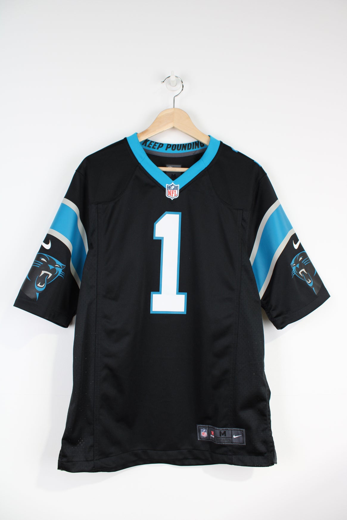 Authentic Nike Cam Newton #1 Carolina Panthers NFL Football Jersey Vintage