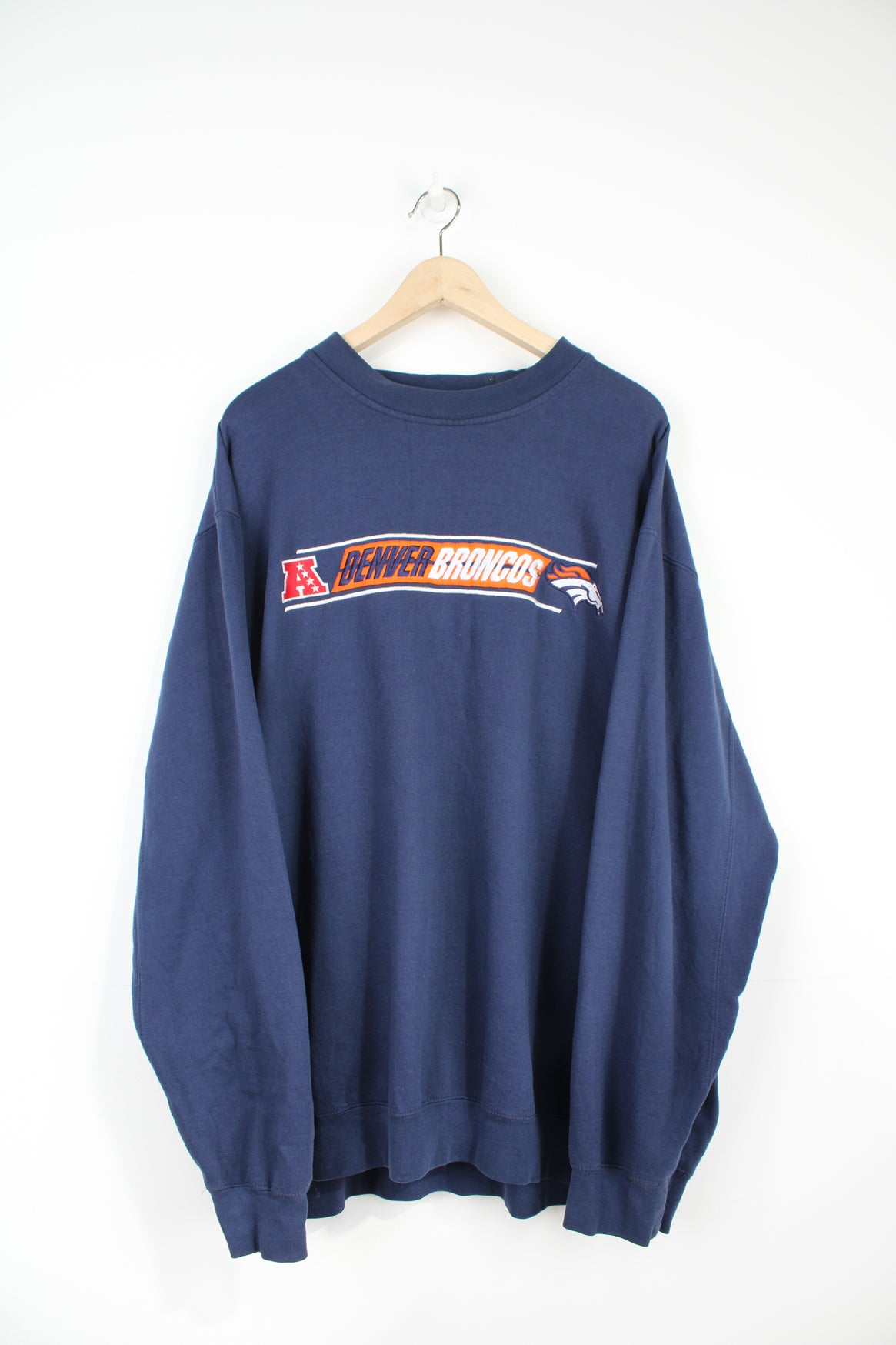 Vintage Denver Broncos NFL Embroidered Sweatshirt 