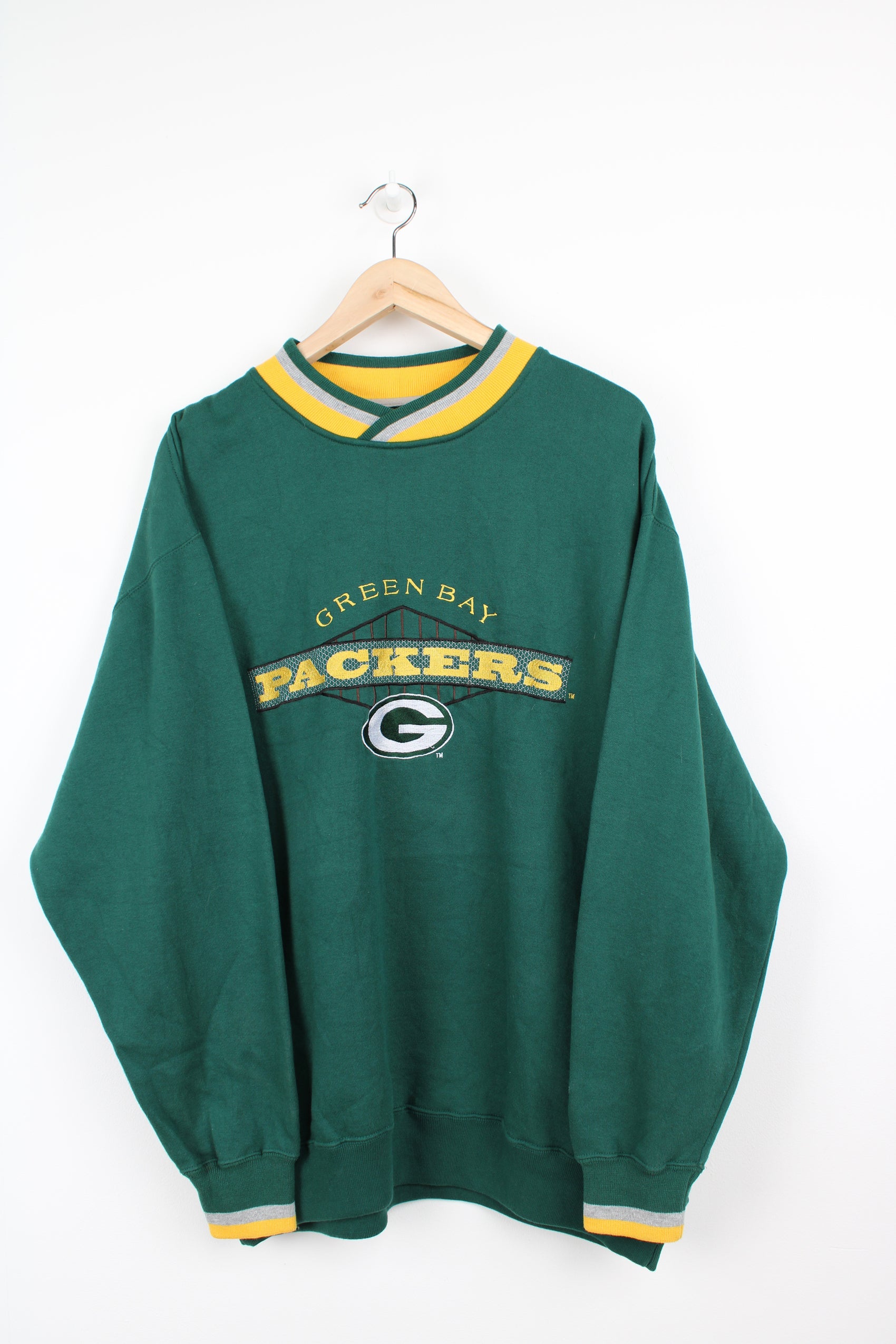 Vintage 90S Green Bay Packers Packers Crewneck Green Bay Packers Sweater  Pullov in 2023