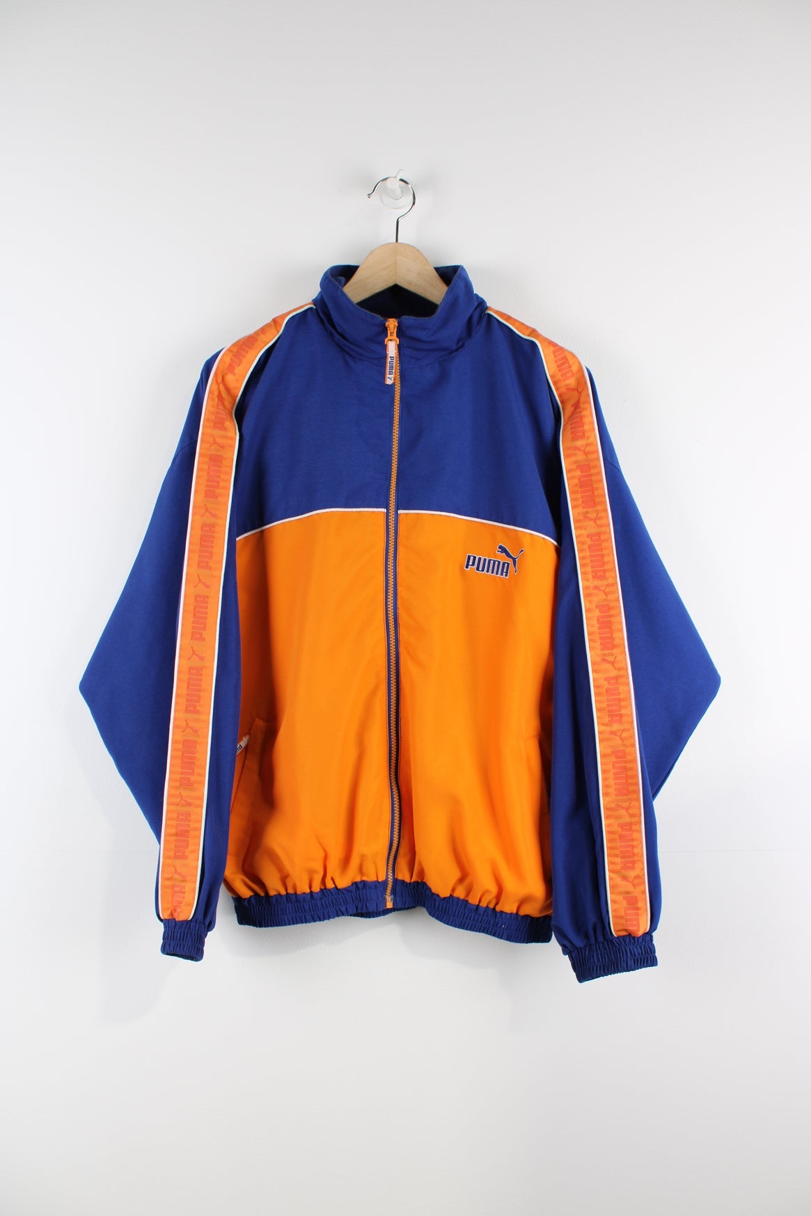 Puma hot sale tracksuit orange