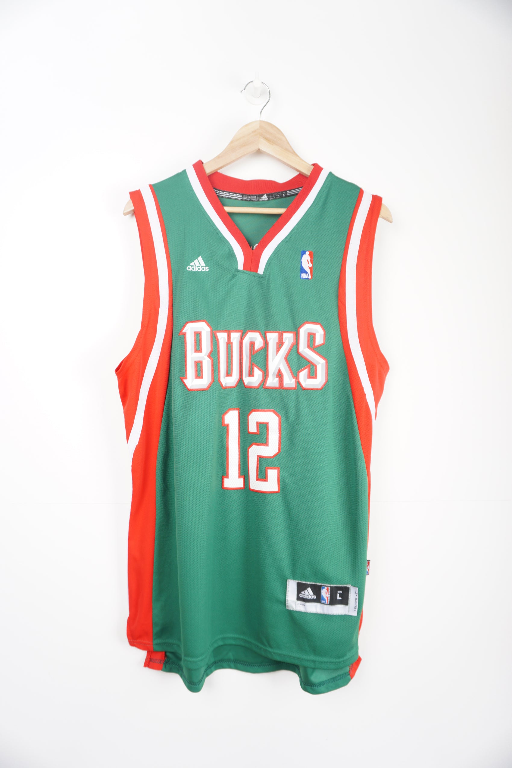 Adidas NBA Men's Milwaukee Bucks Blank Basketball Jersey, Red 