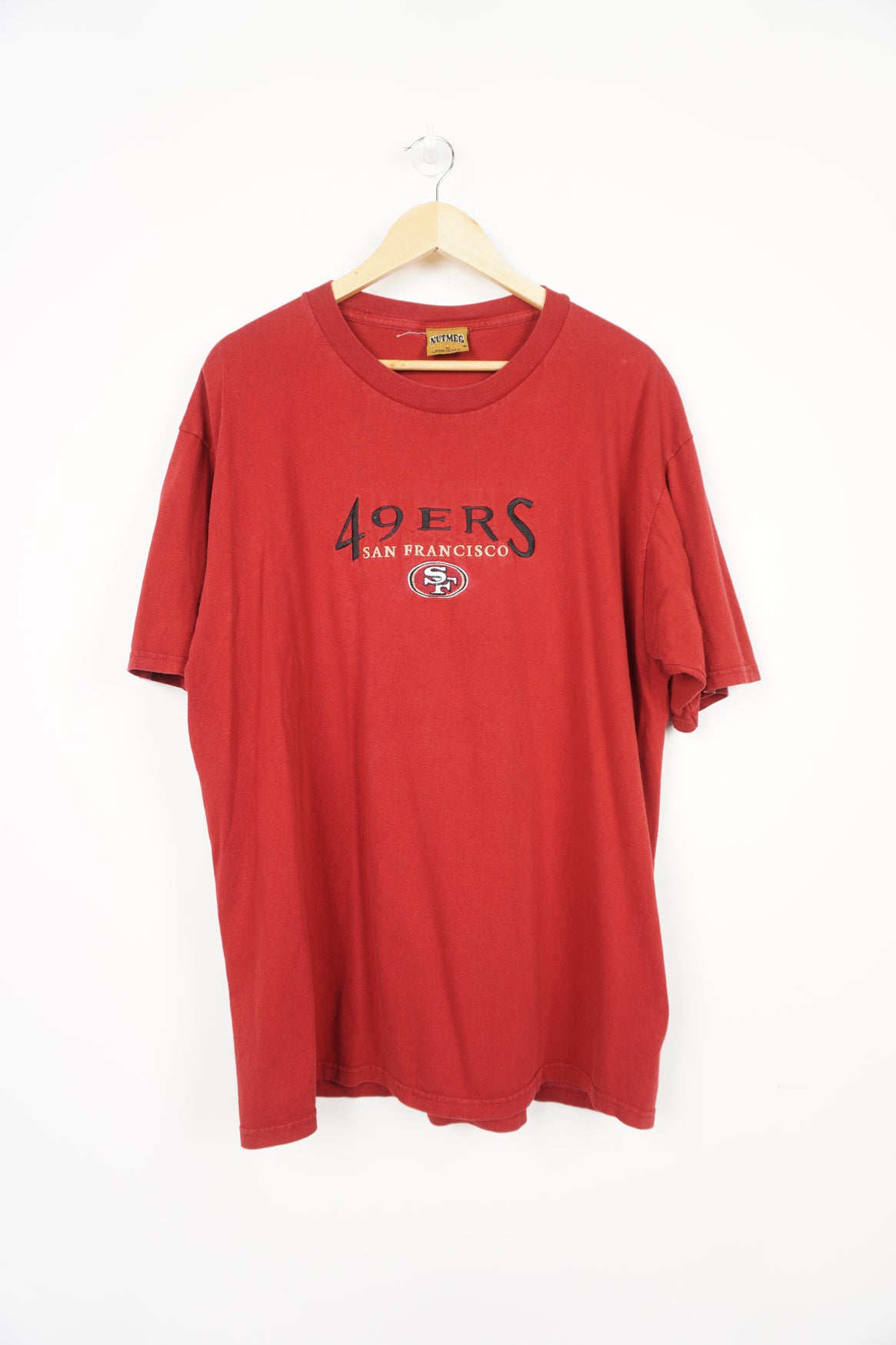 discount buy online Women Vintage Y2K Red San Francisco 49ers Sweatshirt 