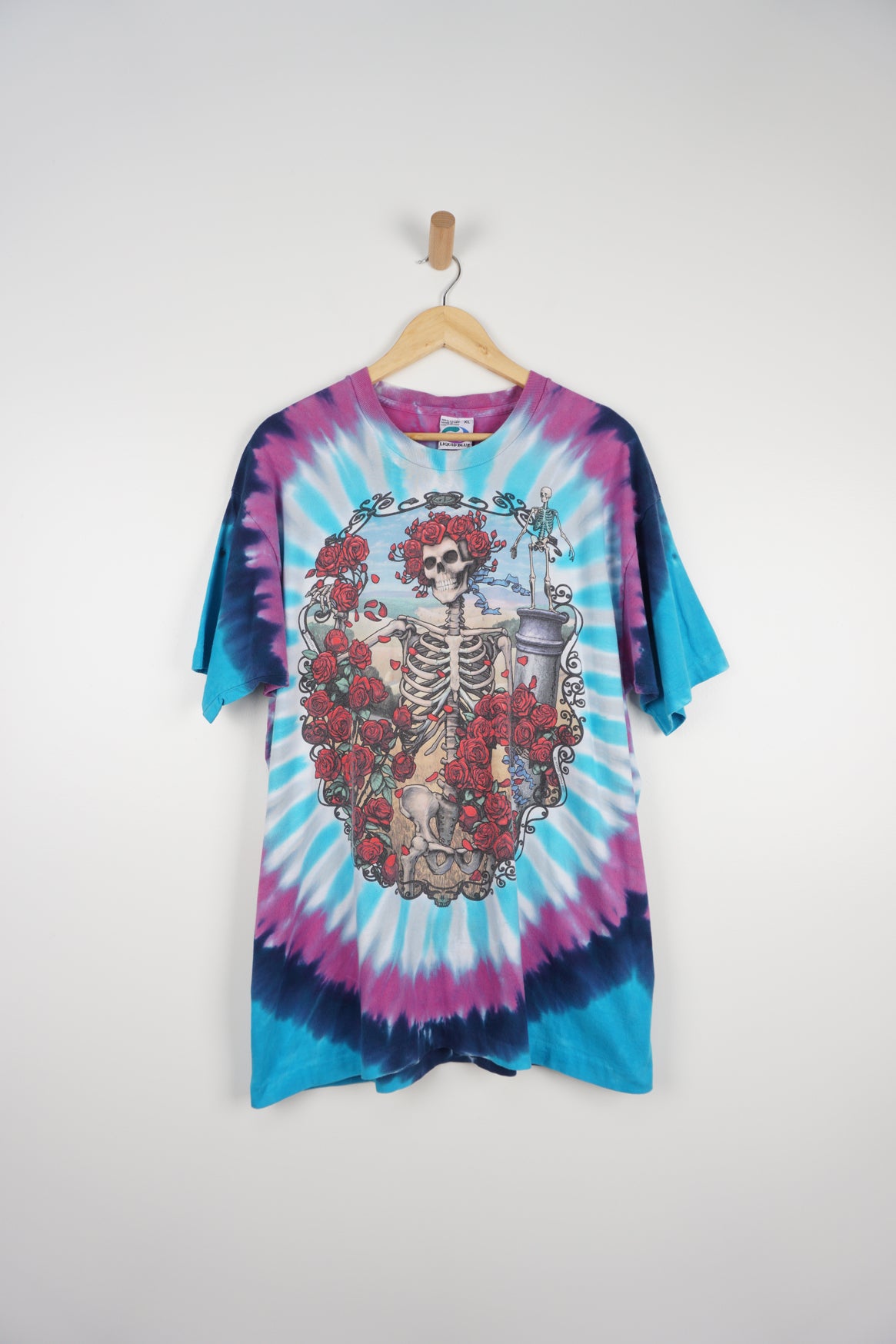 Grateful Dead All Around The World Tie Dye T-Shirt XL Multi