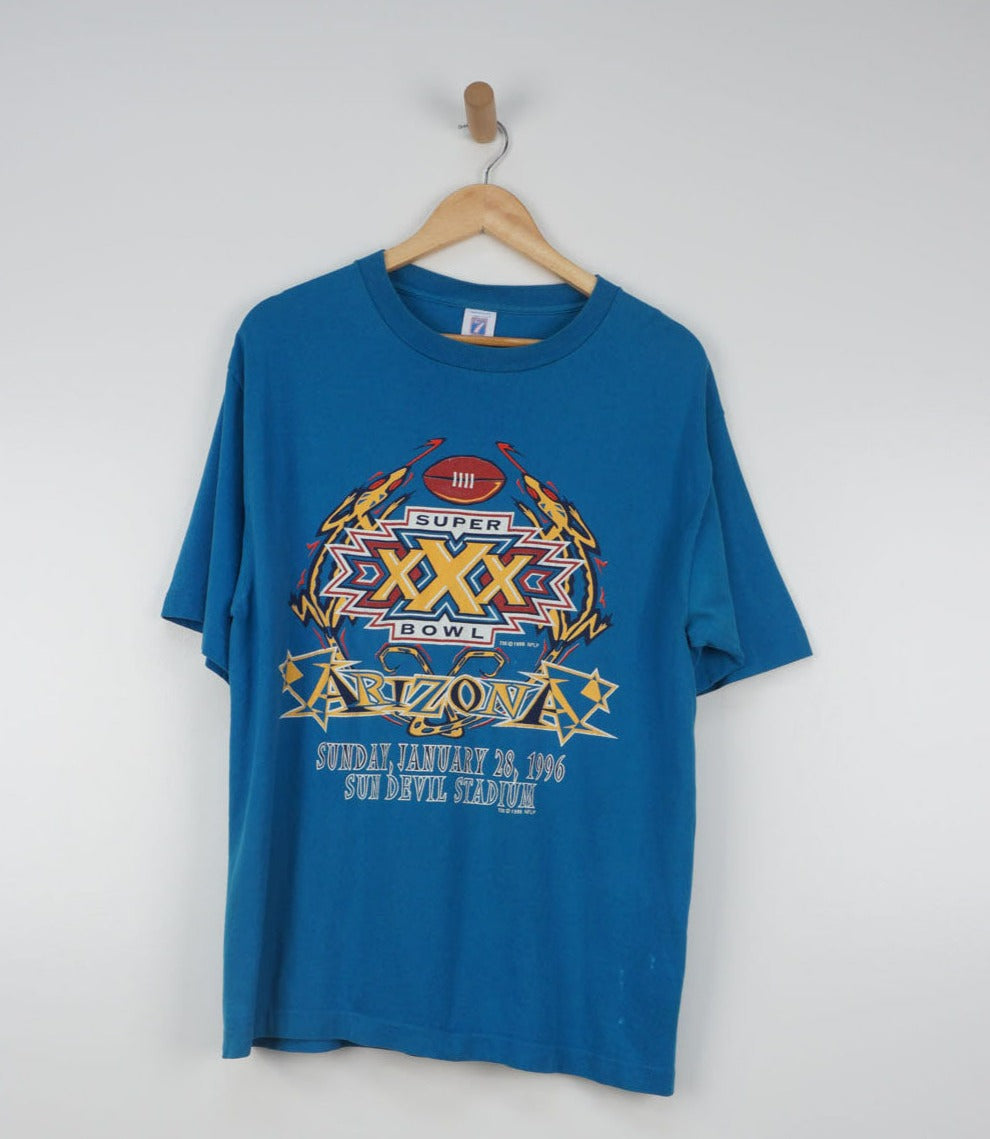 Vintage Dallas Cowboys Super Bowl XXX Champions 1996 T Shirt Tee