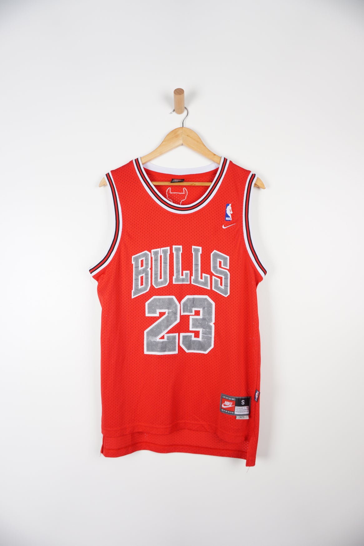 Vintage Varsity Nike NBA Chicago Bulls Red Jersey