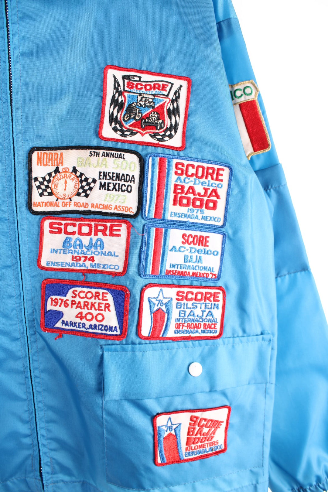 1970s Baja 1000 Off Road Race Nylon Souvenir Jacket