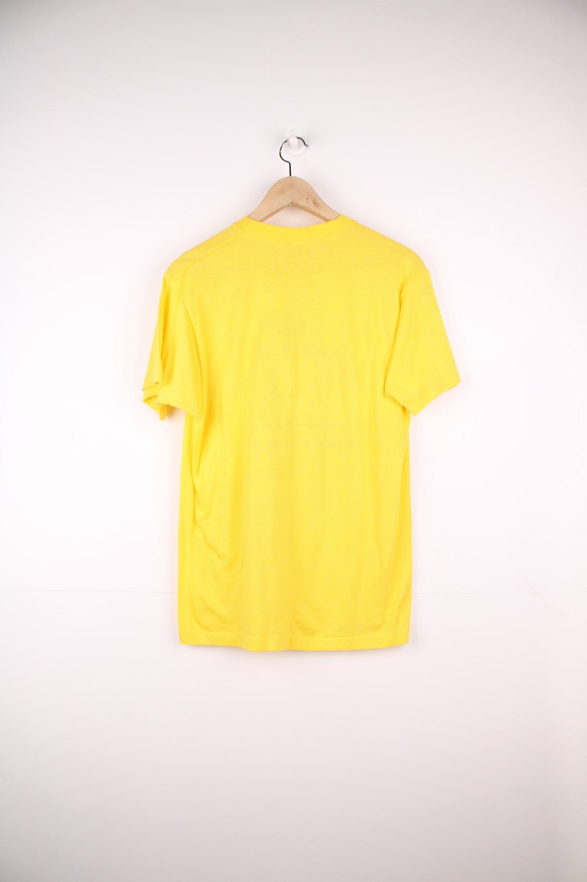 Vintage yellow tee reading &