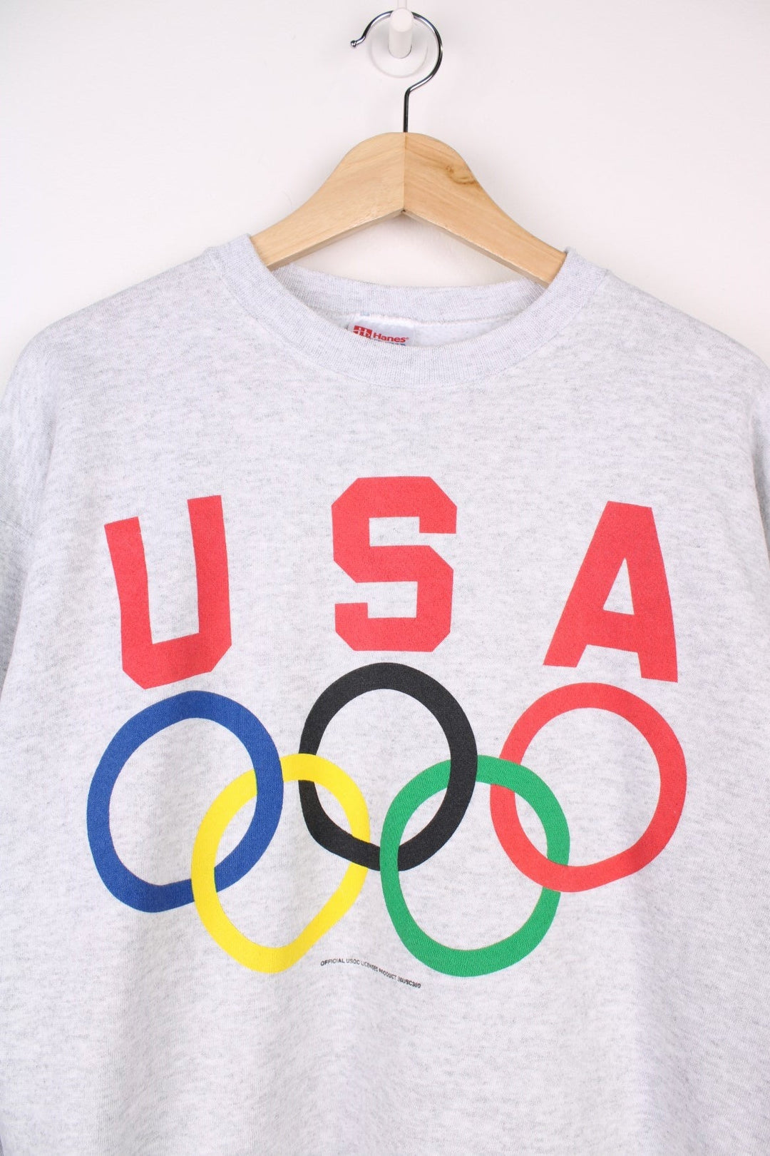  USA Olynpics Sweatshirt in a  colourway with the logo and spell out printed across the front.