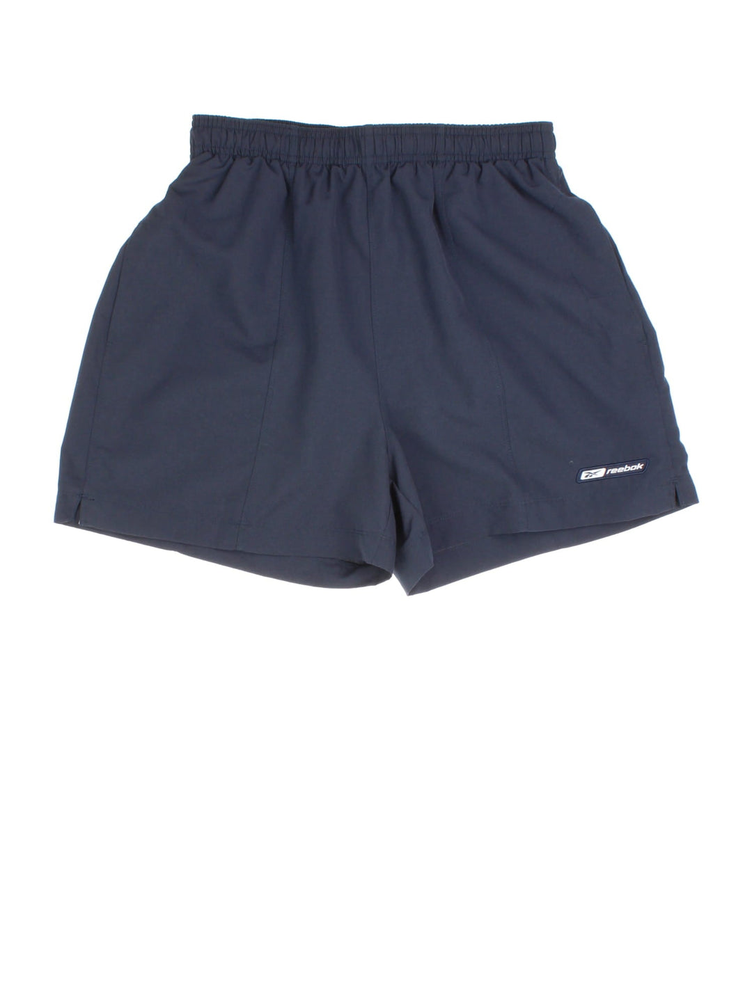 Reebok Sport Shorts blue colourway elasticated waist, side pockets and logo on right leg.