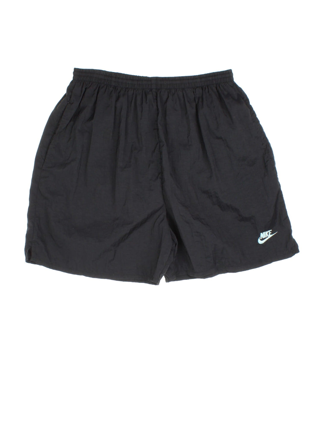 Nike Sport Shorts in a black colourway elasticated waist, side pockets, and has the logo branding on the front and back.