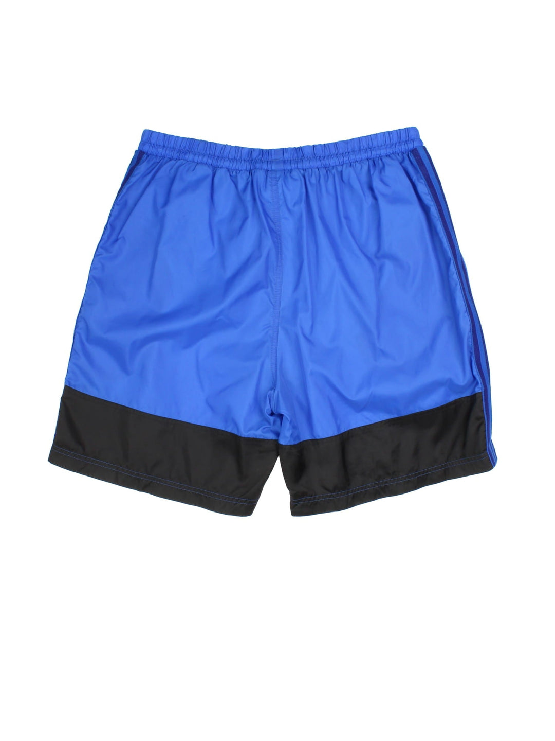 Vintage  swim shorts in  colourway with contrast black detailing. Elastic waistband with mesh inner, branding embroidered on front