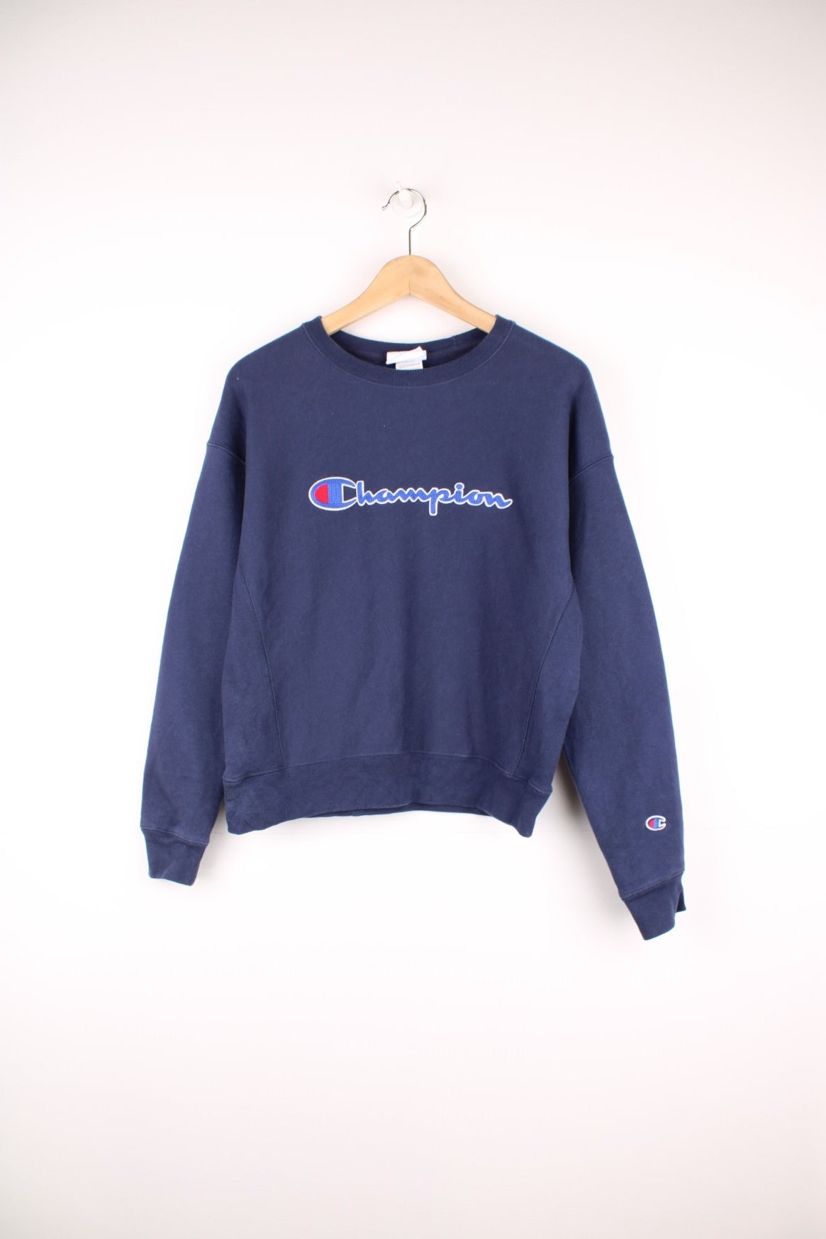 Champion sweater dark blue womens hotsell