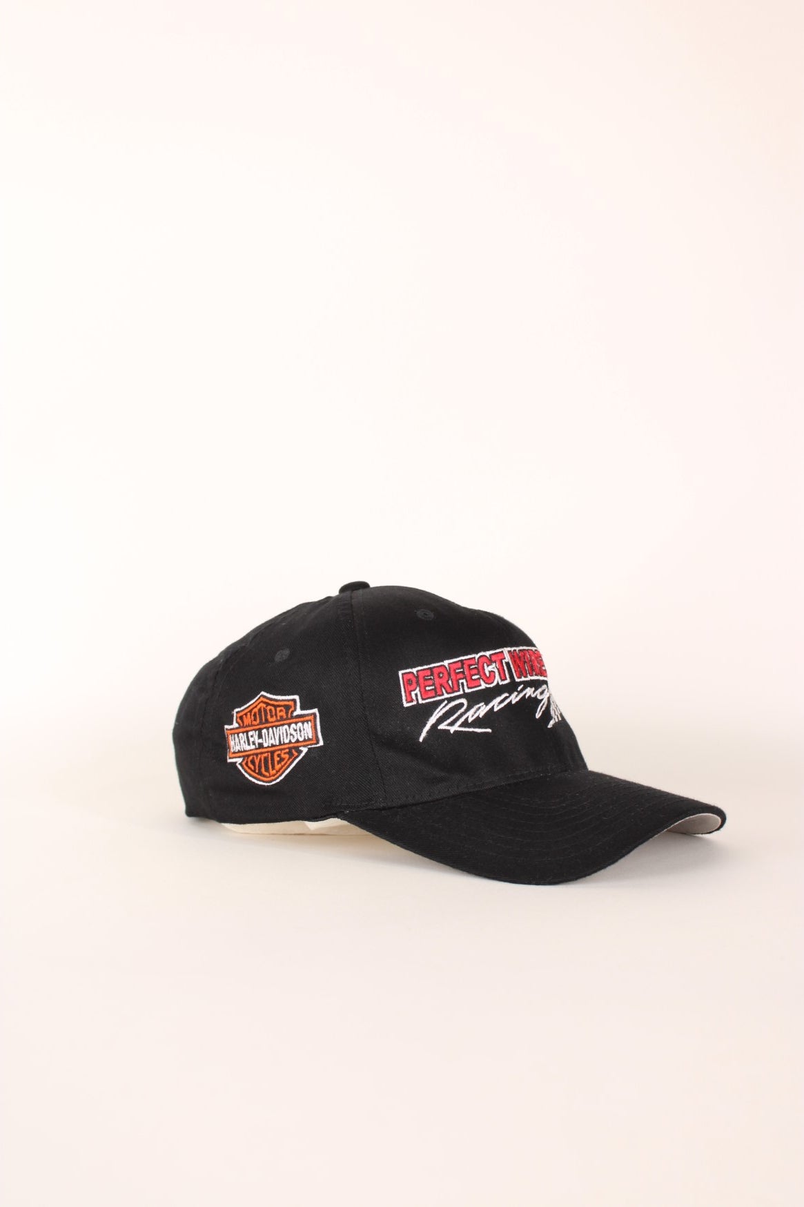 Harley Davidson Racing Cap in a black colourway with &