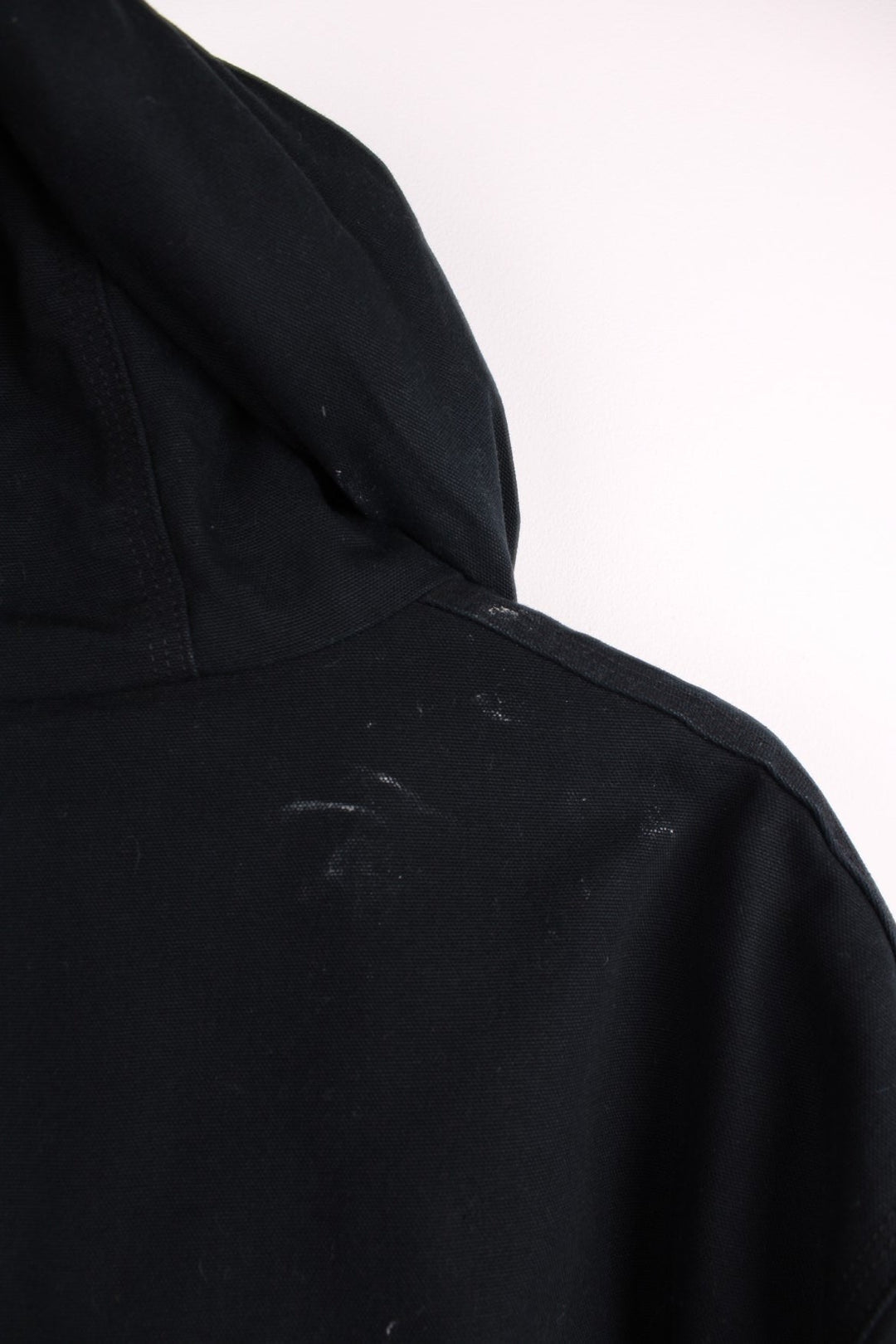 Carhartt Active Jacket in a black colourway, zips up and has side pockets, hooded and the logo embroidered on the front.