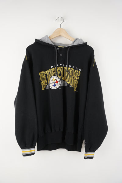 Vintage NFL Pittsburgh Steelers Hoodie Sweatshirt - Depop