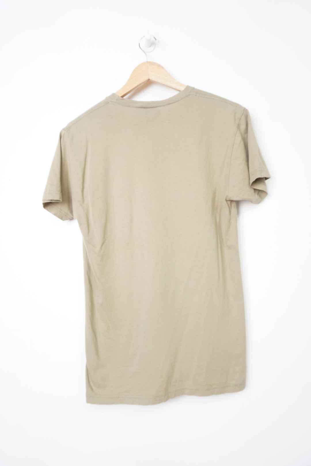 Vintage Thrasher Skateboard Magazine khaki green spell-out graphic t-shirt 