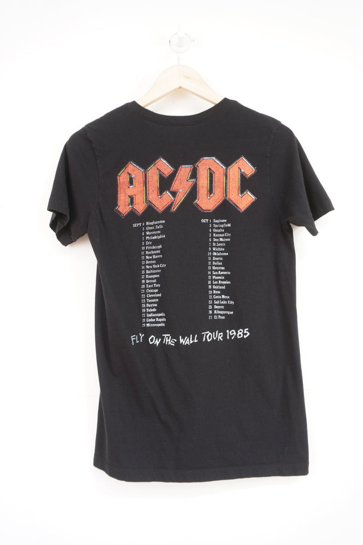 ACDC Fly on the Wall 1985 replica tour t-shirt