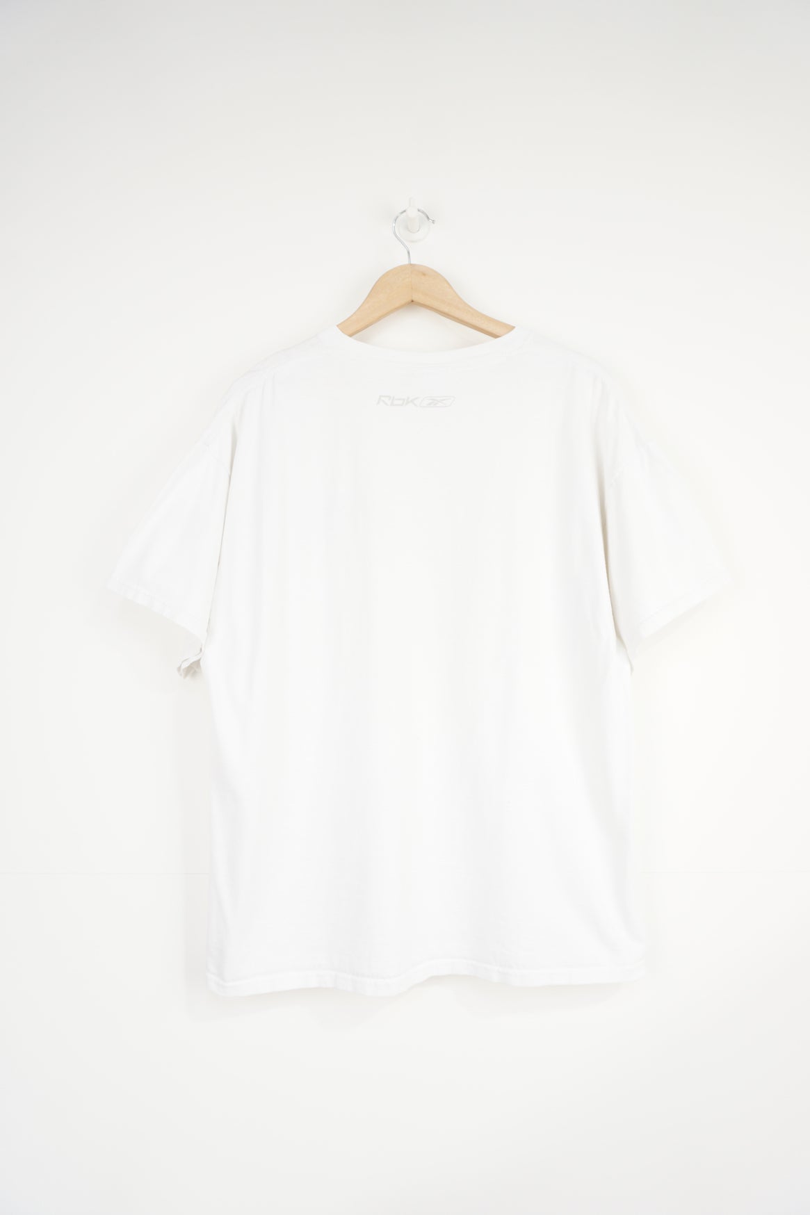 reebok plain white t shirt