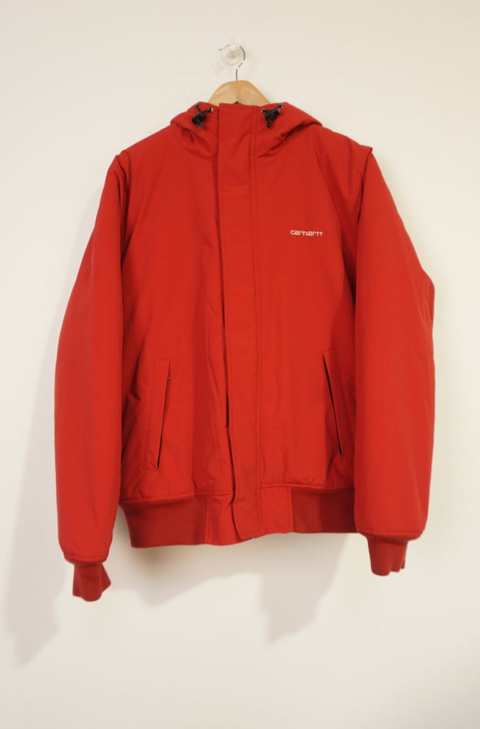 Mens red hot sale carhartt coat