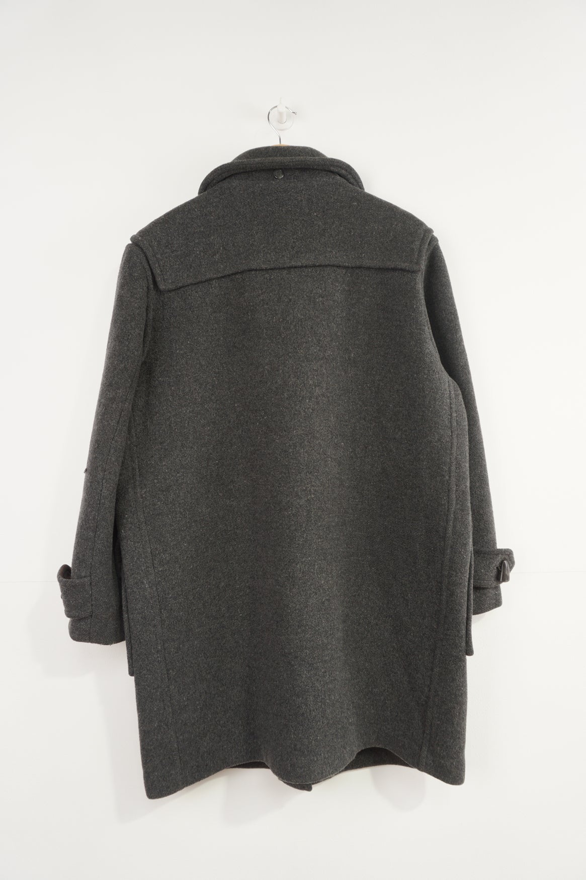 Burberry gray wool coat best sale