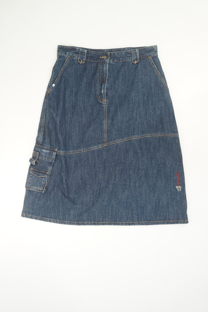 Denim best sale skirt dangri