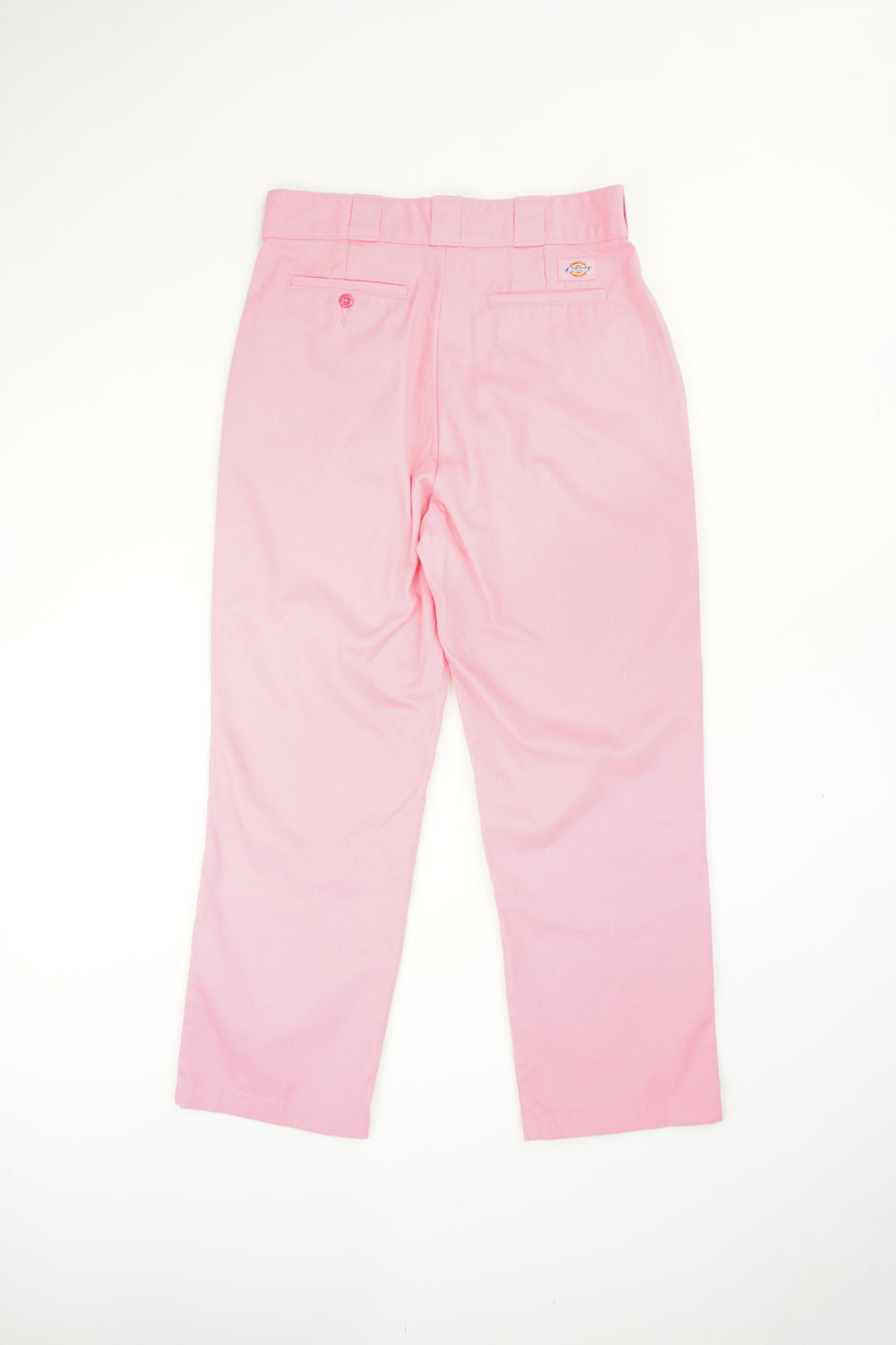 Dickies bright pink 874 cotton trousers with embroidered logo on the back pocket