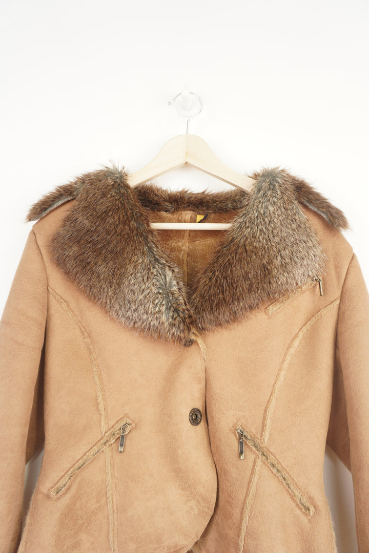 Faux Sheepskin Jacket