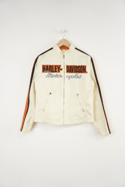 womens white harley davidson jacket