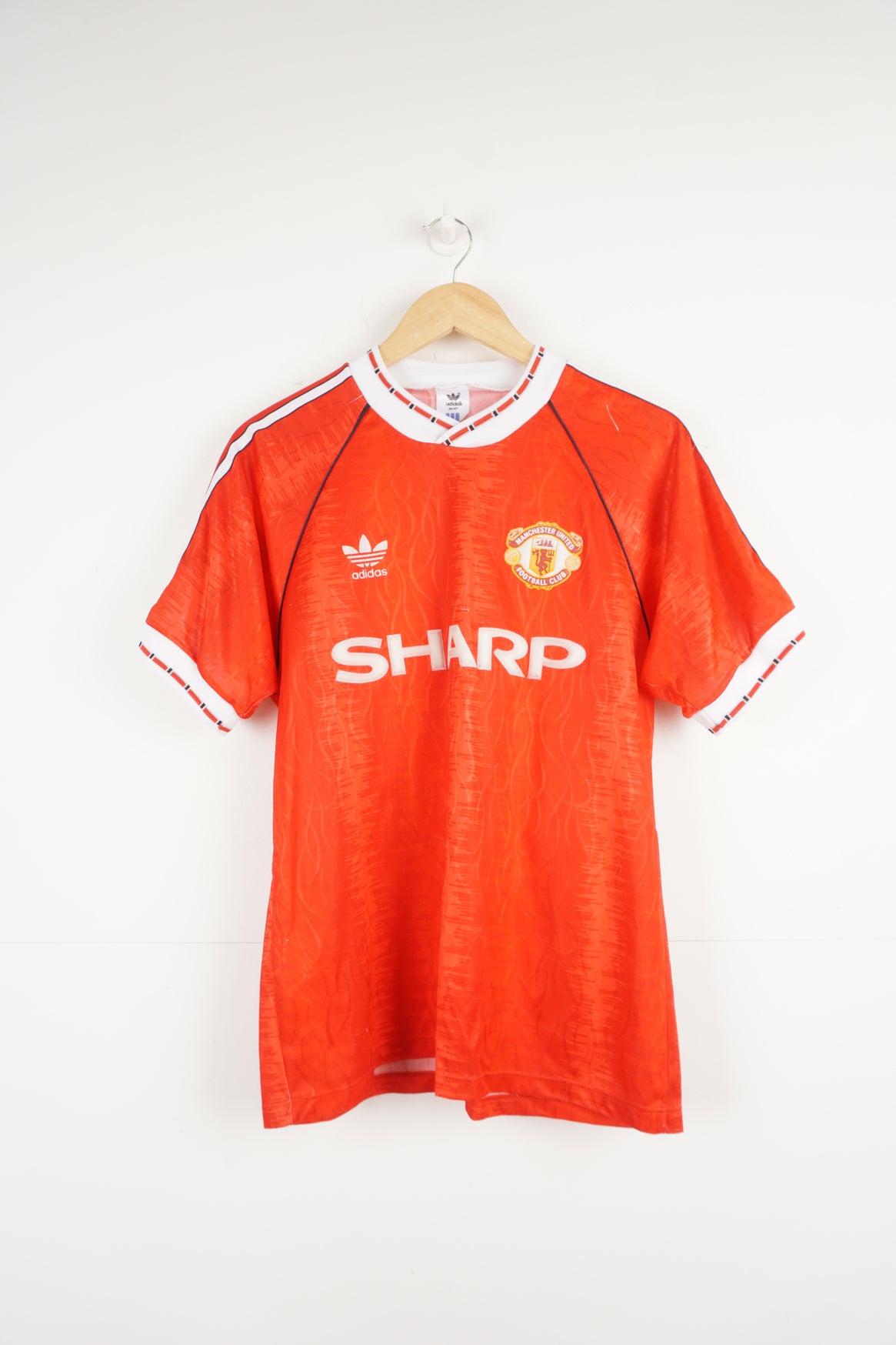 1990-91 Manchester United Home Football Shirt