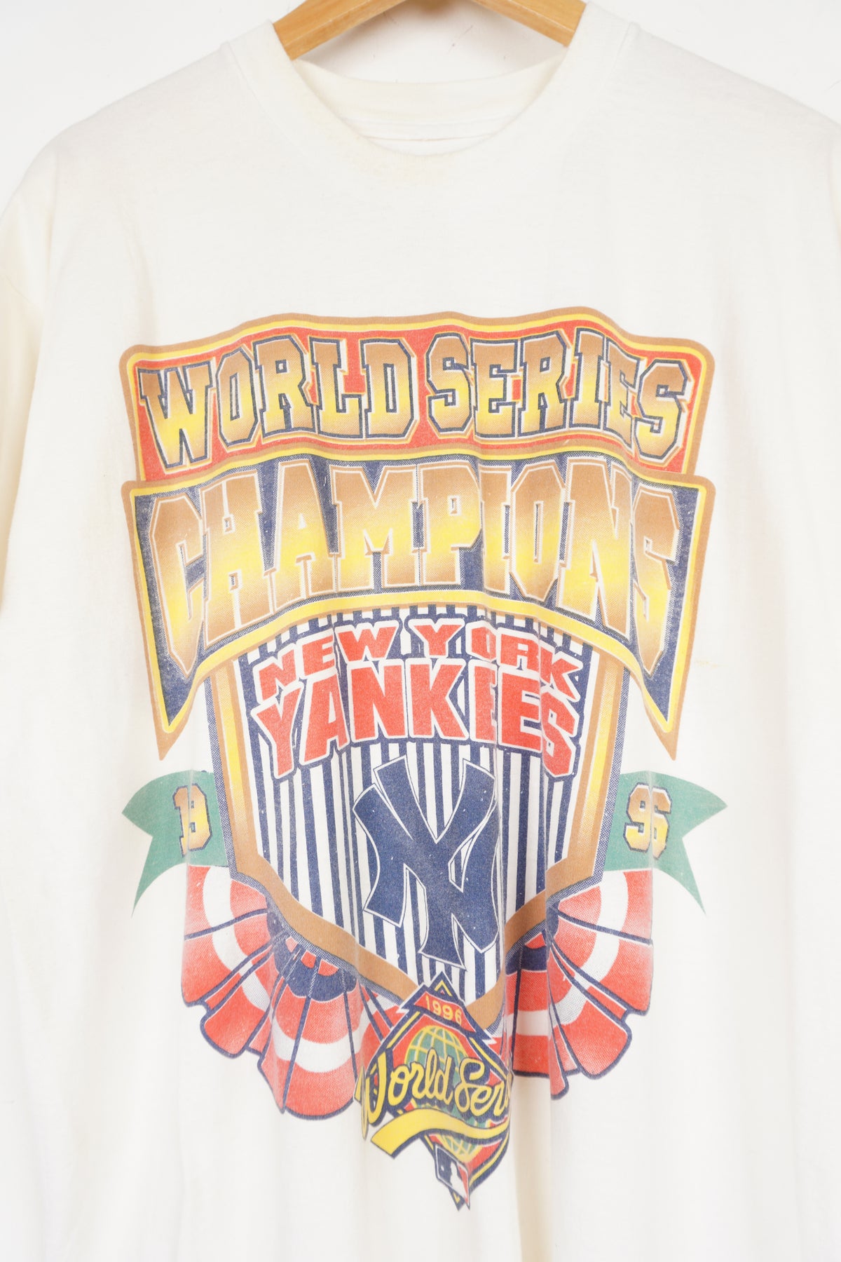 New York Yankees T Shirt Vintage 90s 1996 World Series MLB -  UK