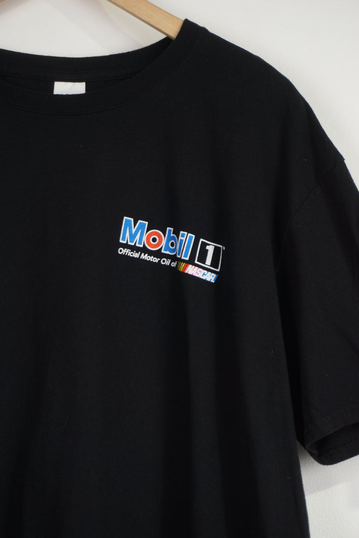 Vintage Mobil 1 Race Fuels Nascar t-shirt with graphic on the back 