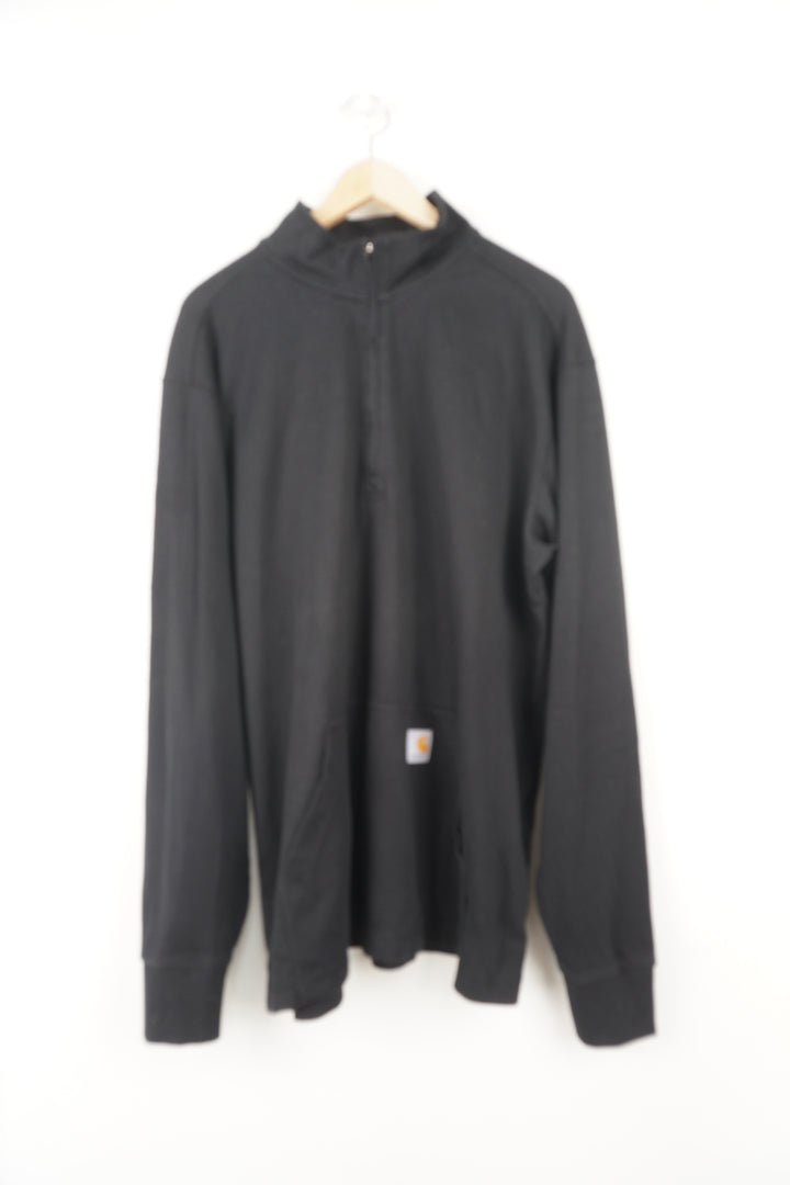 Black Carhartt 1/4 Zip Sweatshirt