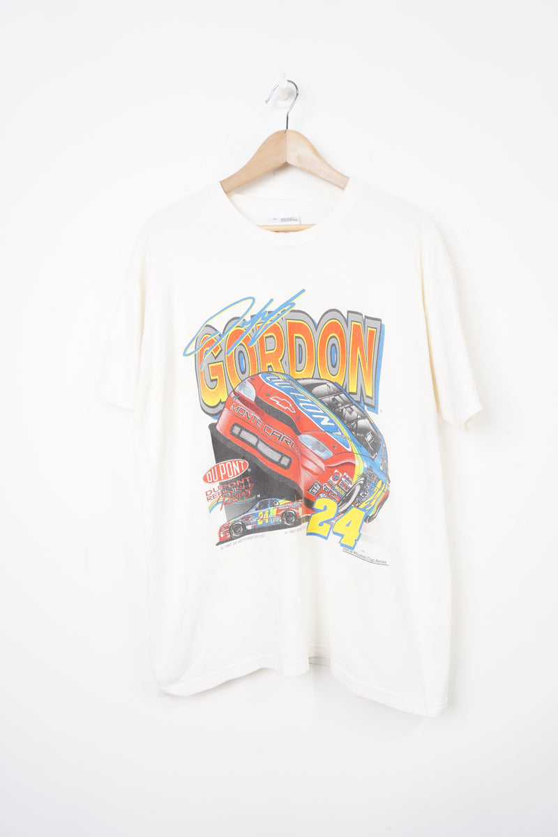 Vintage 1997 Jeff Gordon x Dupont NASCAR graphic t-shirt 