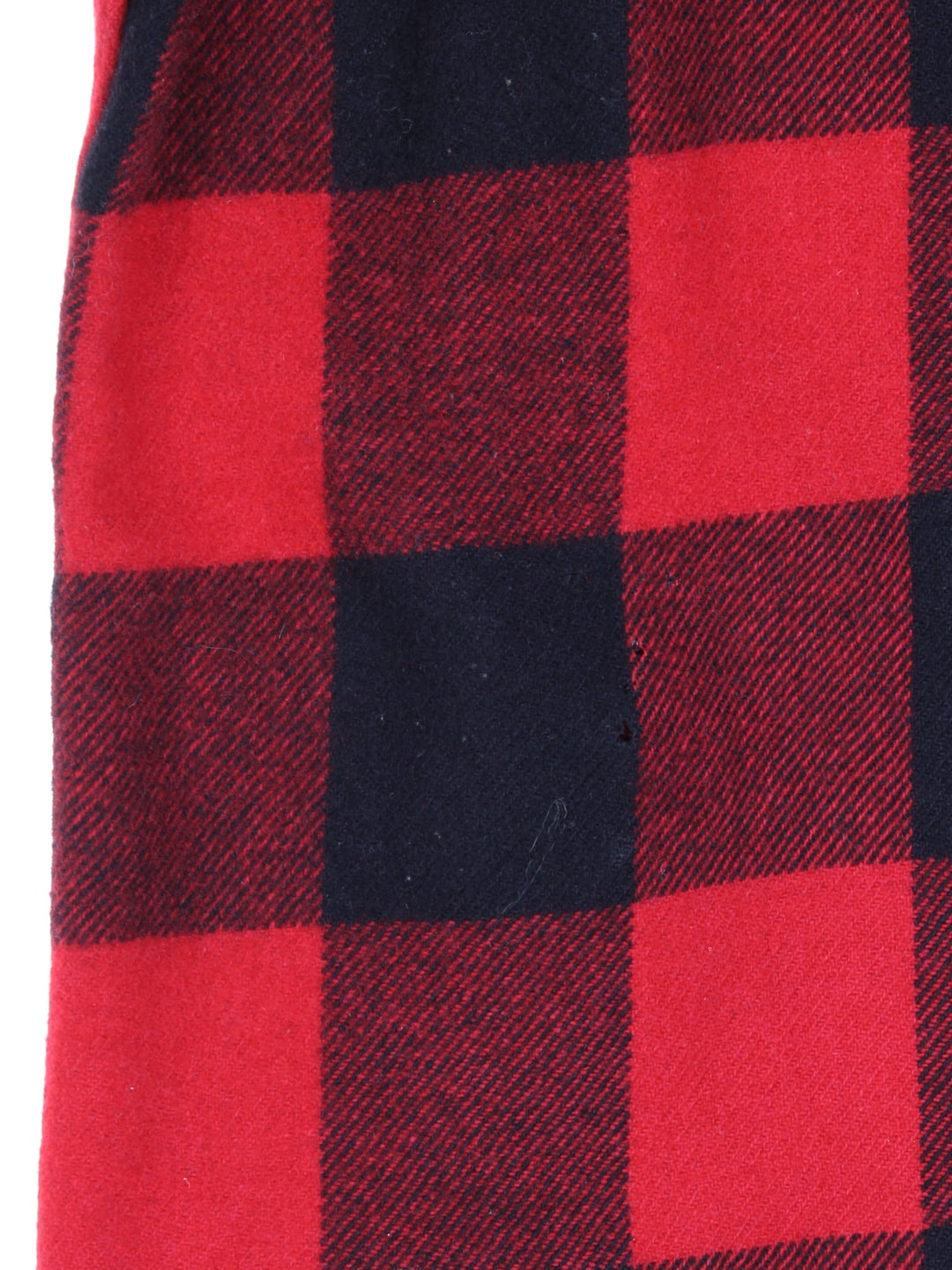 Vintage Woolrich red & black Buffalo Plaid wool zip through CPO jacket with multiple pockets 