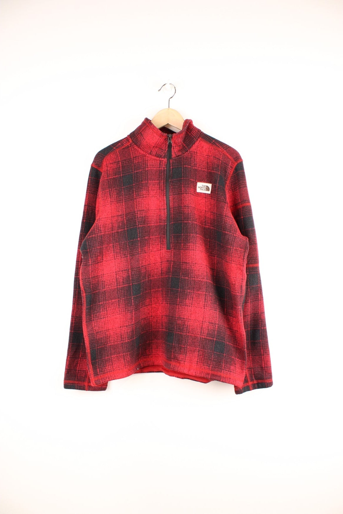 The shops North Face Men’s Gordon Lyons Novelty Plaid 1/4 Zip Heavy Fleece Pullover