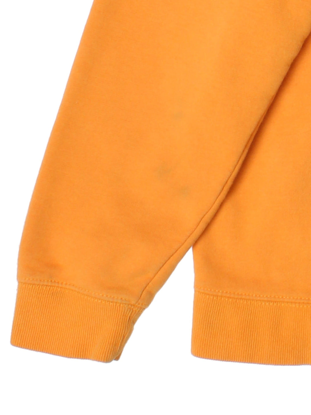 Stussy Hoodie in a yellow colourway with box logo on the front and standard double pocket.