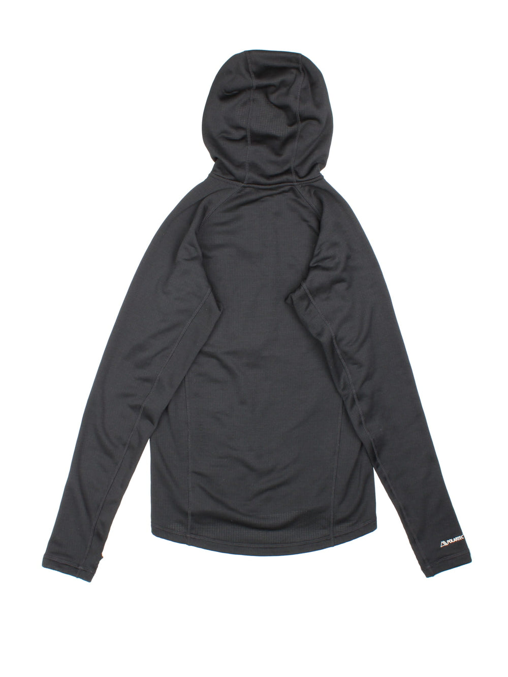 Rab Half Zip Baseline Hoodie in a black colourway. Zip pocket on front with a lightweight feel and hood.