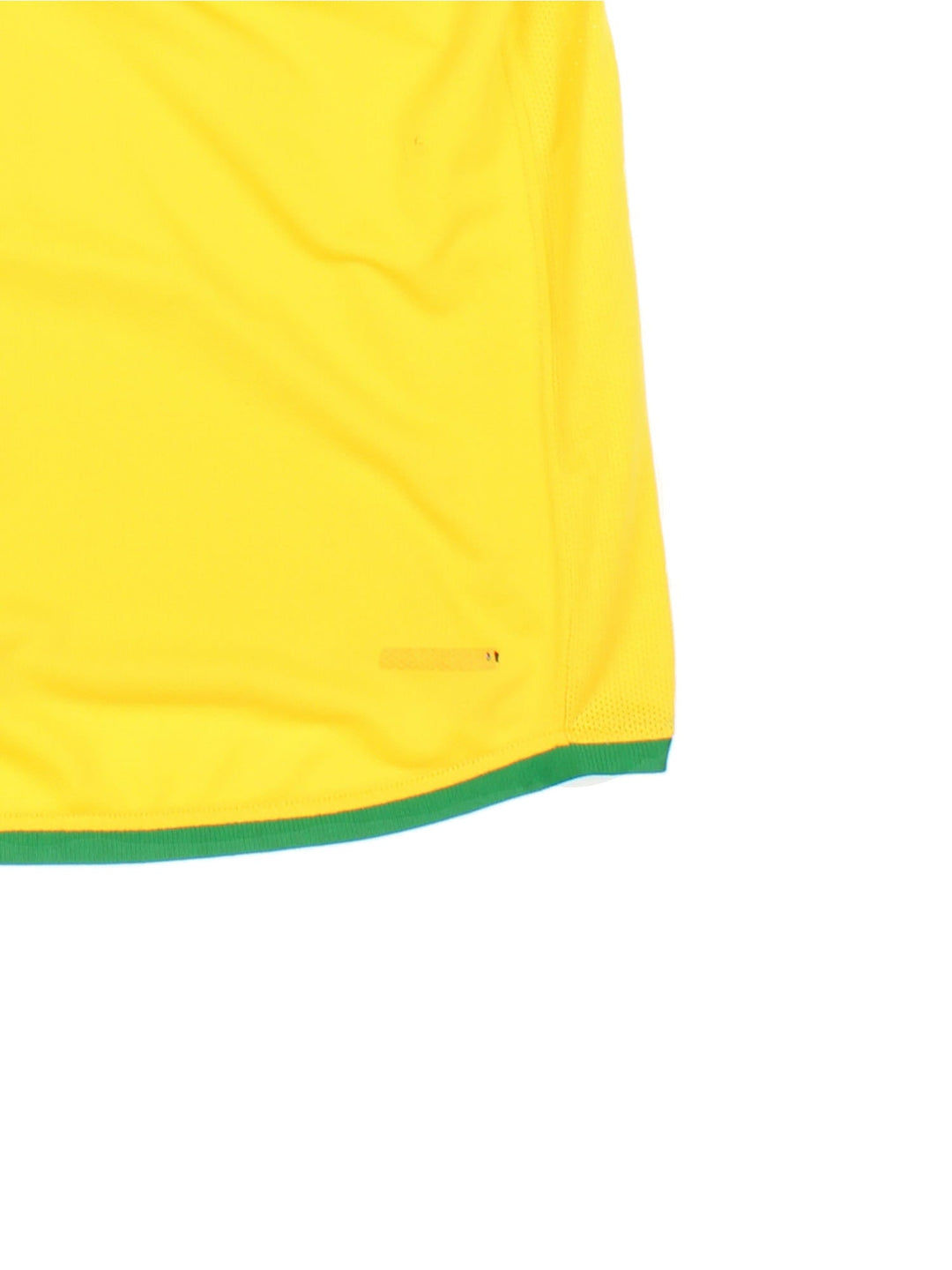 Brazil 2006/07 Nike Football Shirt in the yellow home kit colourway, features embroidered logos and badge on the front.