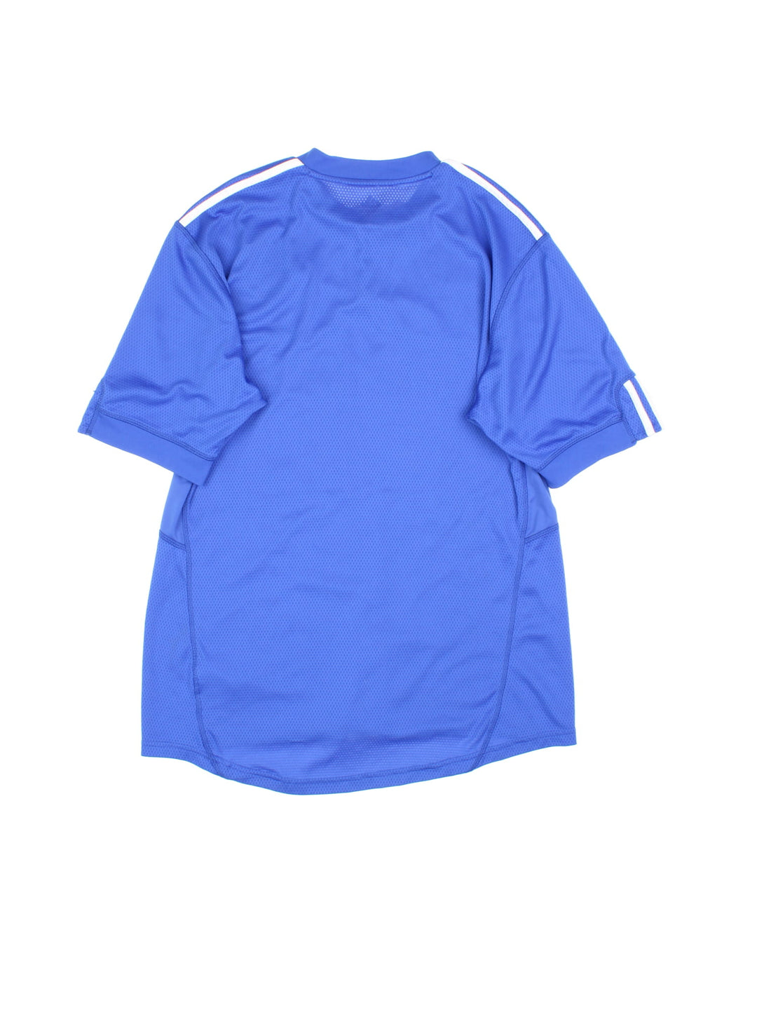 Chelsea 2009/10 Adidas Football Shirt in the blue home kit colourway, features embroidered logos and badge on the front.