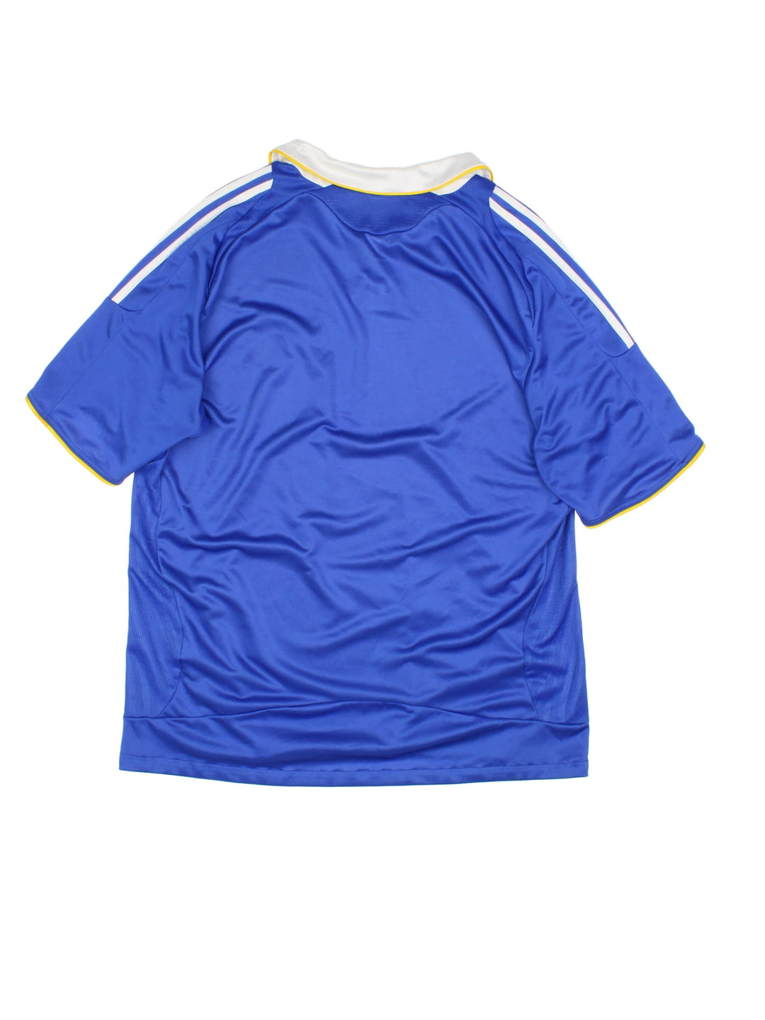 Chelsea 2008/09 Adidas Football Shirt in the blue home kit colourway, features embroidered logos and badge on the front.