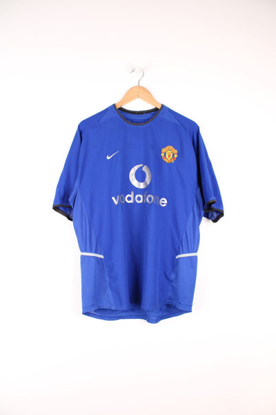2002-03 Nike, Vodafone Manchester United Shirt. Features embroidered logo on the chest.