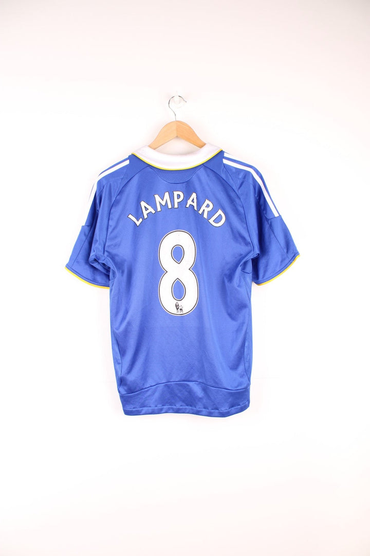 Chelsea 2008-09 Adidas, Lampard home Shirt. Features embroidered logo on the chest.