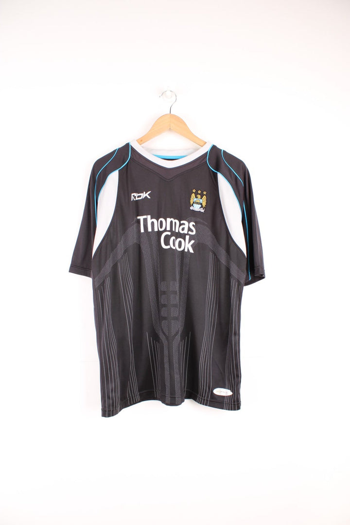 Reebok 2006-07 Manchester City Football Shirt. Features embroidered logo on the chest.