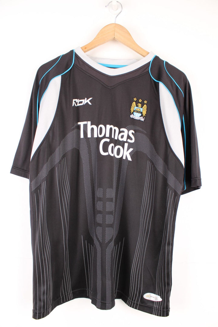 Reebok 2006-07 Manchester City Football Shirt. Features embroidered logo on the chest.