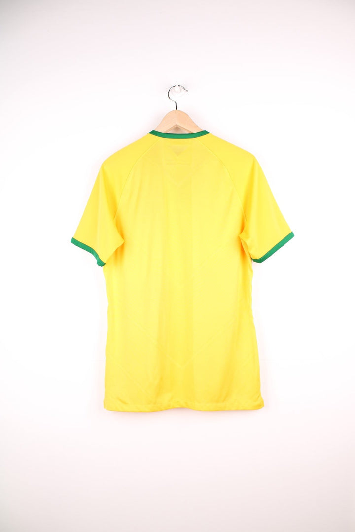 Brazil 2014/15  Football Shirt in the  home kit colourway, features embroidered logo and badge on the front.