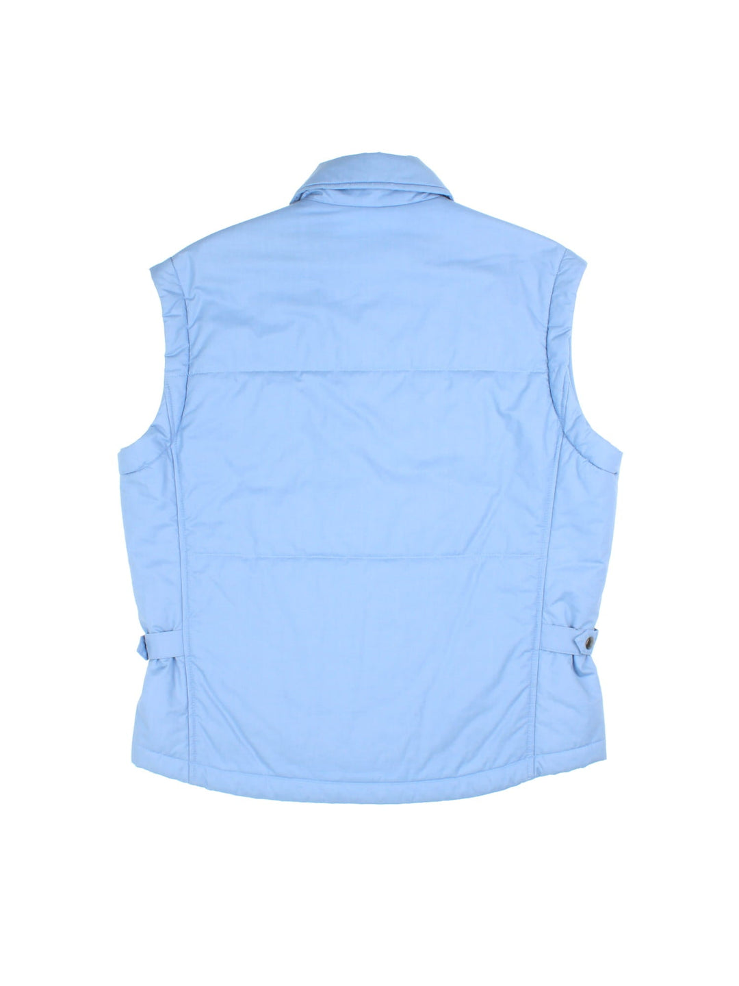 Vintage Adidas Gilet in a blue colourway. Zips up and has side pockets, insulated lining, and has the logo embroidered on the front.