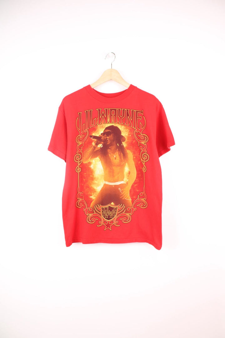 Vintage Lil Wayne concert T-Shirt with large graphic print.