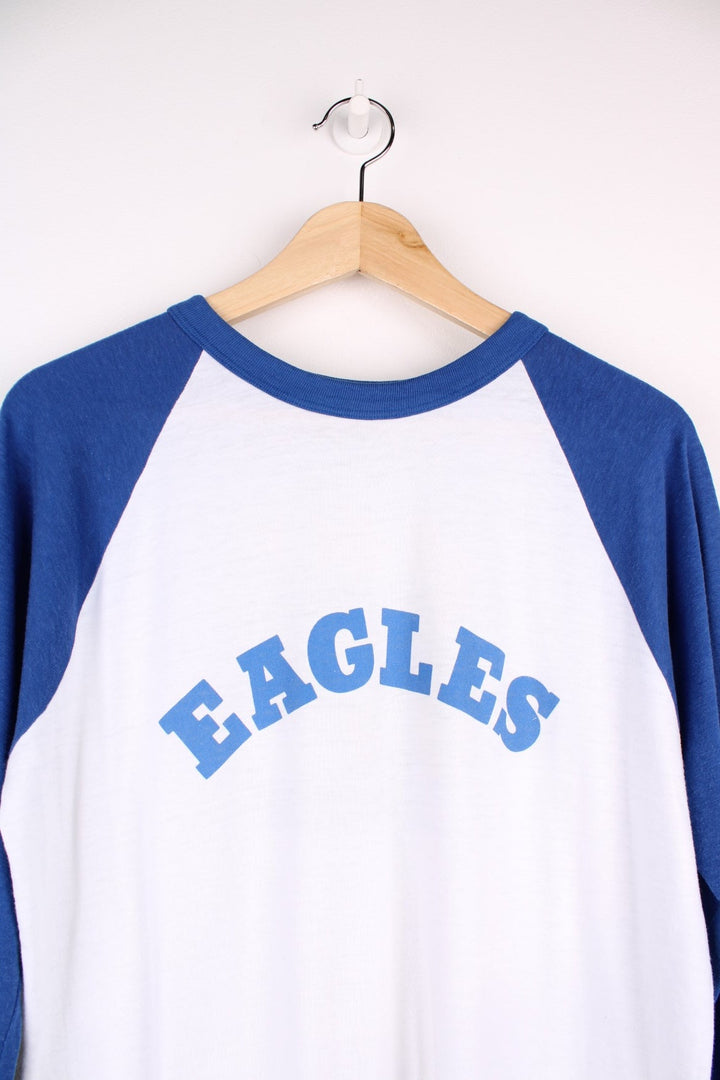  Philadelphia Longsleeve T-Shirt in a  and blue colourway with the spell out and number 12 printed on front and back.